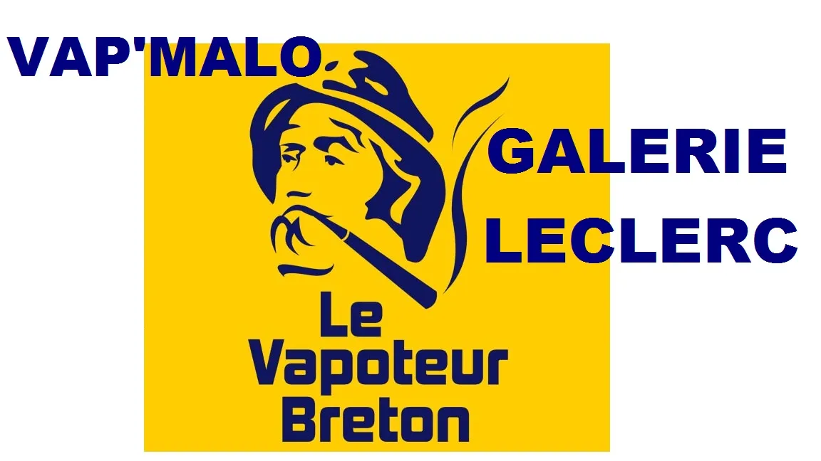 L’enseigne VAP’MALO — Le Vapoteur Breton — dans la galerie du Centre Leclerc